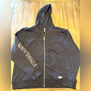 Kirkland Signature Full Zip Hoodie Sweatshirt, Black, Men’s XXL 2XL